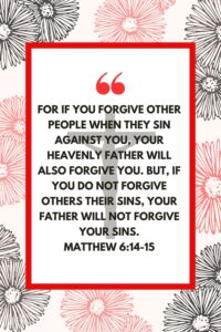 Forgiveness verse