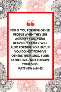 Jesus' teachings of forgiveness