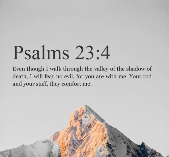 Psalm 23:4