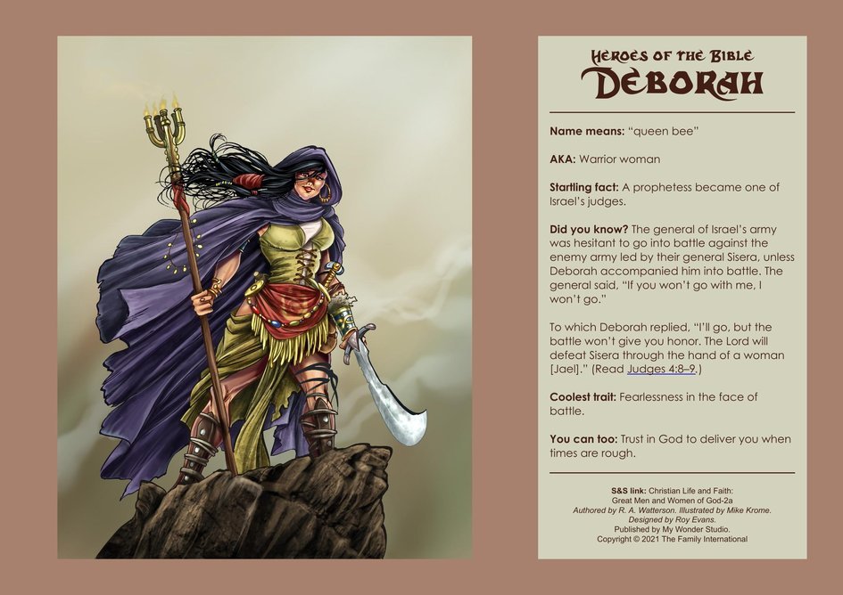 Inspirational Women in the Bible - Deborah